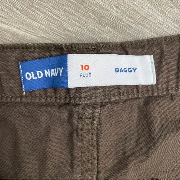 NWT Old Navy Brown Baggy Cargo Pants Boys Size 10 Plus - Picture 7 of 8